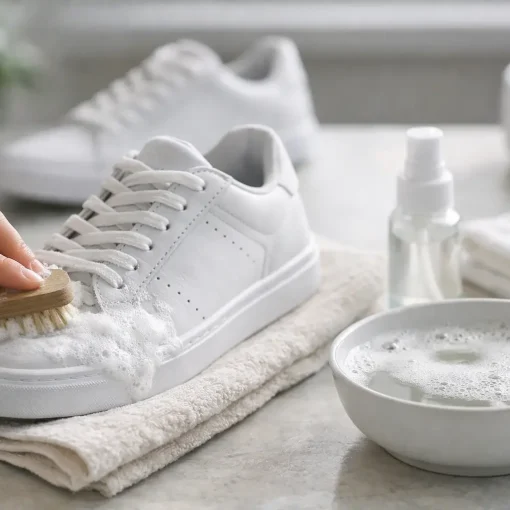 How to clean white sneakers the right way
