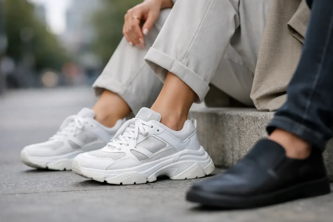 How to style chunky sneakers without overdoing it