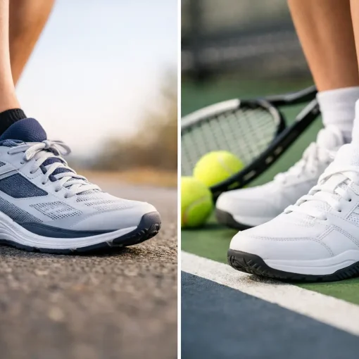 Running shoes vs tennis shoes: what to wear