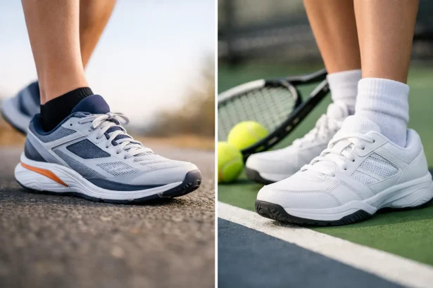 Running Shoes vs Tennis Shoes: What to Wear