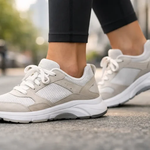 Women's walking sneakers that feel good at 5 pm