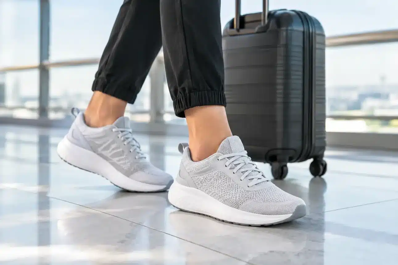 Comfortable sneakers for travel days that work